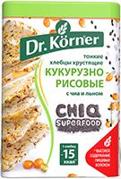 Хлебцы хрустящие "Кукурузно-рисовые" с чиа и льном